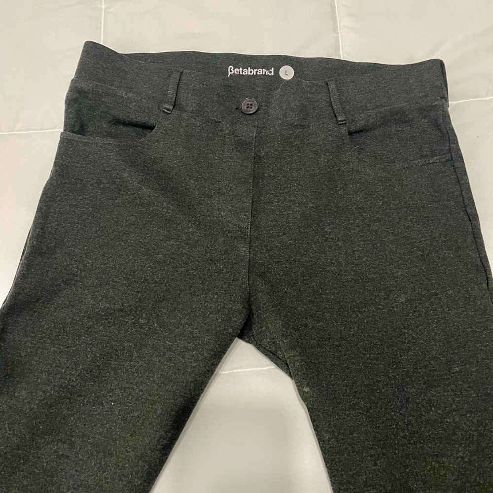 Betabrand Charcoal Trousers
